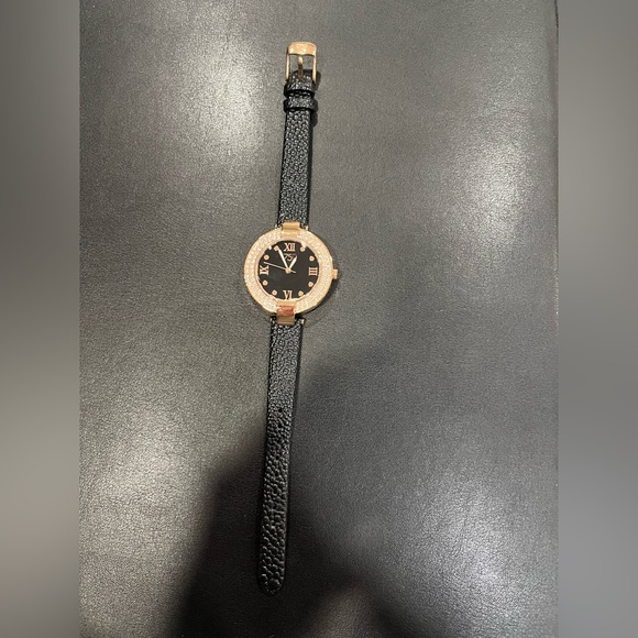 Guinness black genuine leather watch - stunning!! - Picture 1 of 2